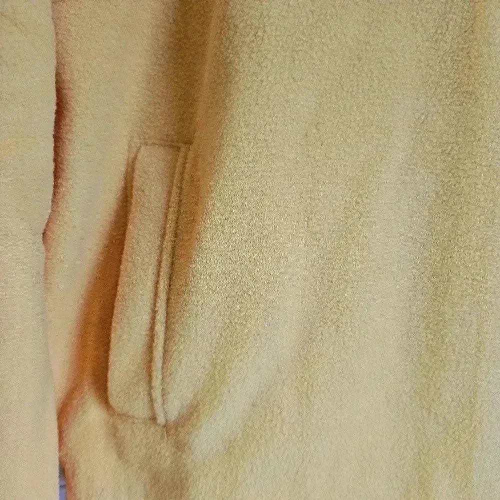 Raw gear 3/4 zip up pull over fleece yellow mens small - Picture 4 of 8